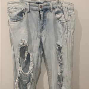 Ripped mom jeans